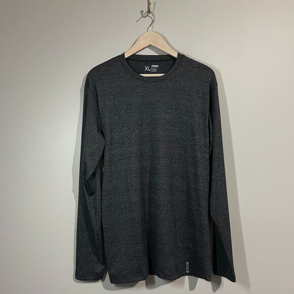 NWT RBX Men’s Charcoal Gray Long Sleeve Performance Shirt | Size XL - Picture 1 of 9